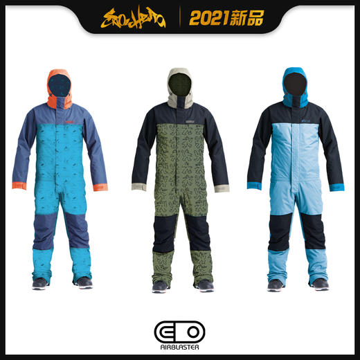 Airblaster 2021新品预售 Stretch Freedom Suit 男款 连体服 商品图0