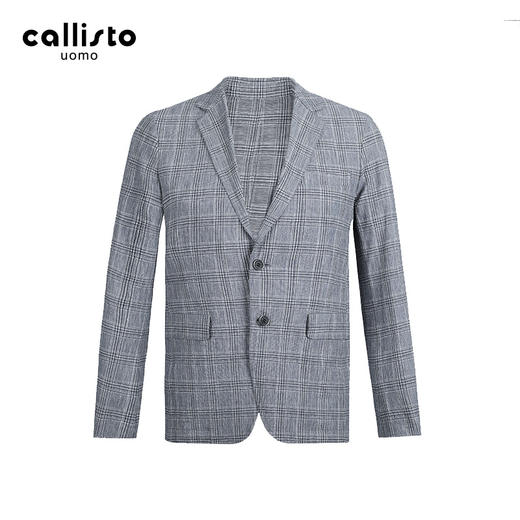 callisto亚麻格纹休闲便西 SPFJK079LG 商品图0