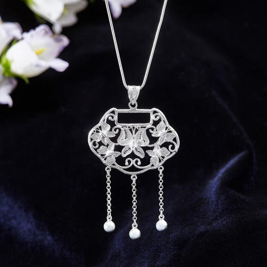 花丝银饰系列民族风复古银饰项链小众女生活在左2020夏季新品2902457