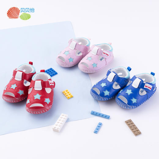 贝贝怡男女童软底凉鞋宝宝1岁机能鞋学步鞋夏季透气0一1岁公主鞋192X112
 商品图3