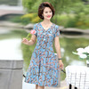 MQ-YX2012夏装新款洋气中年气质短袖连衣裙YY 商品缩略图3