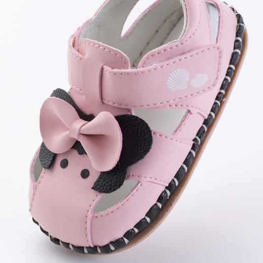 贝贝怡女童夏季透气软底凉鞋宝宝小公主学步鞋婴儿0一1岁机能鞋子192X108
 商品图7