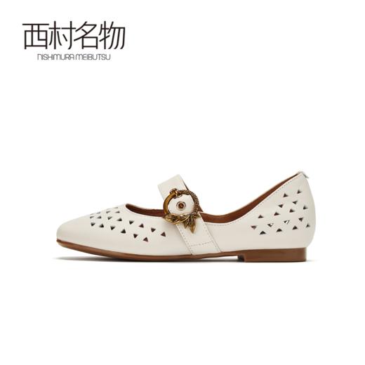 西村名物镂空透气复古牛皮凉鞋妈妈鞋魔术贴X281H11441 商品图2