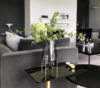 现代简约金属铁架玻璃大花瓶 商品缩略图0