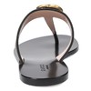 GUCCI 古驰  女士双G带缀饰皮革凉鞋 人字拖 497444 A3N00 商品缩略图7