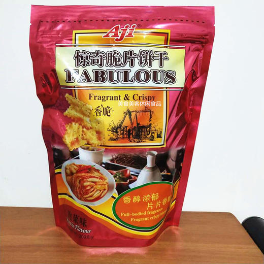 Aji尼西亚惊奇脆片饼干泡菜味200g 商品图4