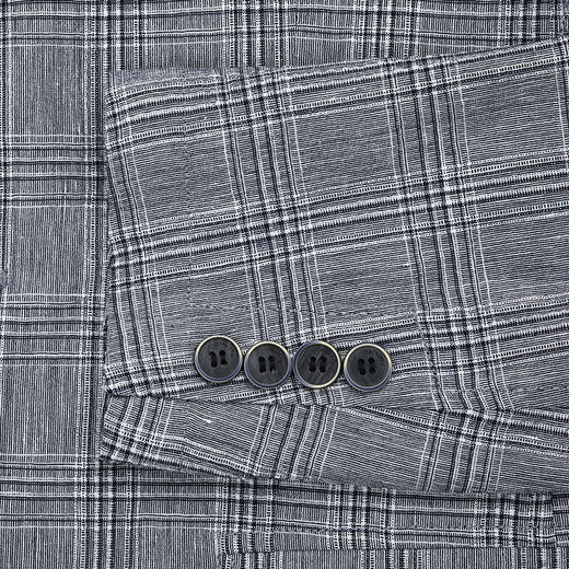 callisto亚麻格纹休闲便西 SPFJK079LG 商品图4