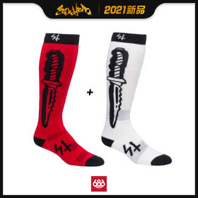 2021 686 SKETCHY TANK Sock 2-Pack Assorted S/M