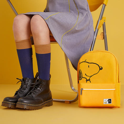 爱华仕 史努比双肩包女休闲简约百搭背包彩色英寸电脑包IPAD包包 多款式可选 商品图3