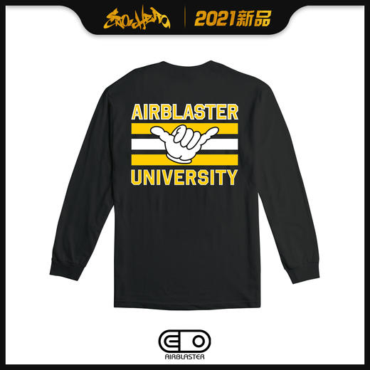Airblaster 2021新品预售 Airblaster University Crew 长袖T桖 商品图2