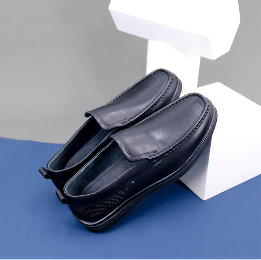 Safiya索菲娅真爱如山系列 缓震豆豆鞋男皮鞋SF03121313 商品图2