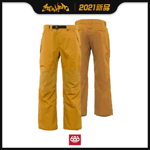 686 2021新品预售 Wide Glide Shell Pant 男款 滑雪裤 商品图0