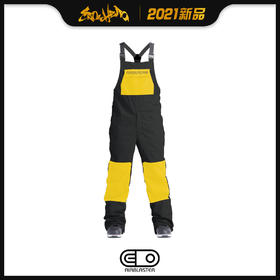 2021 AIRBLASTER MNS Freedom Bib-Black Yolo XL