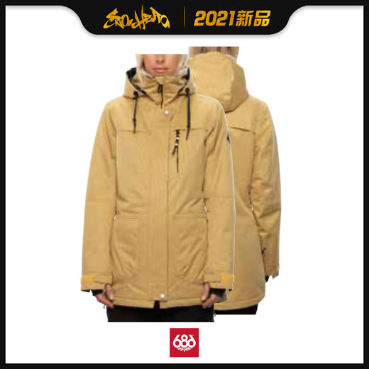 686 2021新品预售 Spirit Insulated Jacket 女款 滑雪服 商品图0
