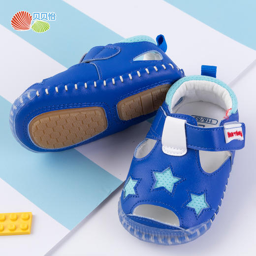 贝贝怡男女童软底凉鞋宝宝1岁机能鞋学步鞋夏季透气0一1岁公主鞋192X112
 商品图2