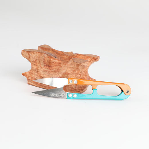 安可信多色手柄纱剪小剪刀修线头纱剪线毛剪缝纫带齿AK805服装12把 S 商品图1