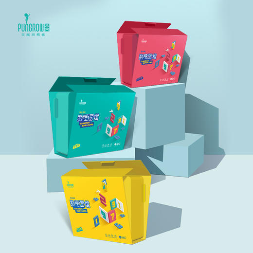 【限时折扣】优课库|四喜人3D数理知识儿童智力开发小颗粒多功能拼装积木|全家都能玩的益智玩具 商品图3