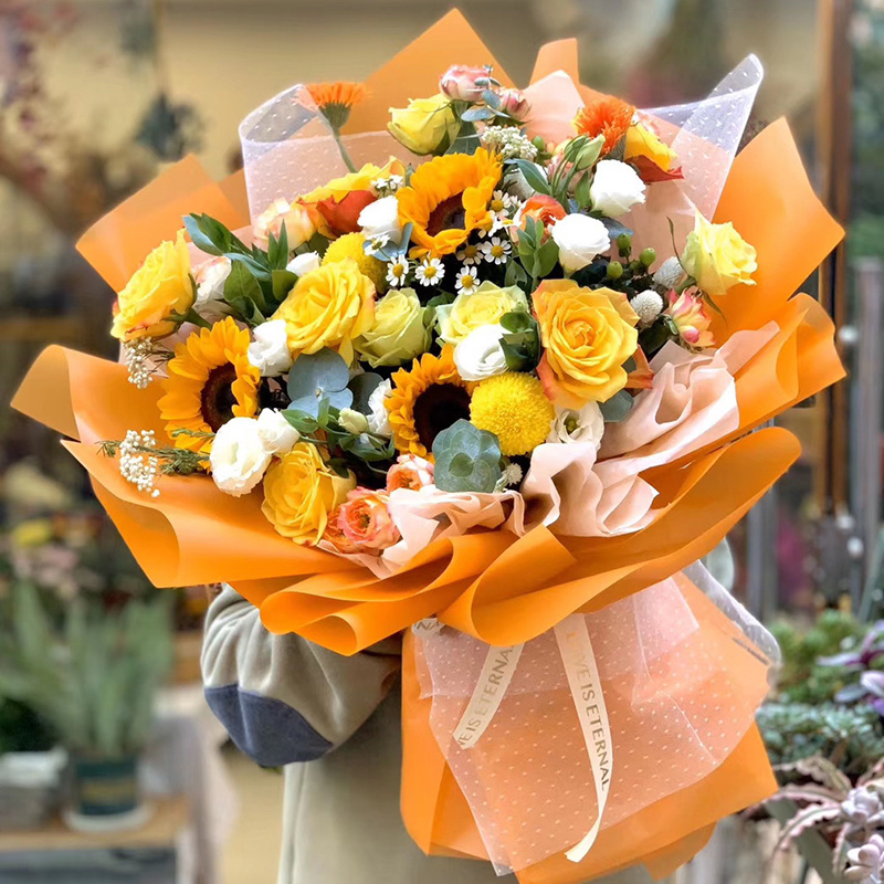 【欢喜】玫瑰花束礼花送长辈领导老师女友毕业花店鲜花送货上门