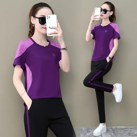 SP-1736A2081休闲时尚显瘦两件套运动套装