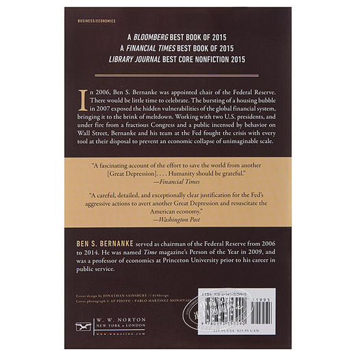 【中商原版】行动的勇气 危机及其后果回忆录 英文原版 The Courage to Act 美联储主席 本 贝南克 Ben S. Bernanke 商品图1