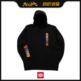 2021 686 Seinfeld Pullover Hoody Black S