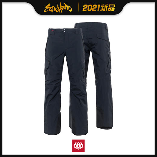 686 2021新品预售 GORE-TEX SMARTY 3-in-1 Cargo Pant 男款 滑雪裤 商品图0
