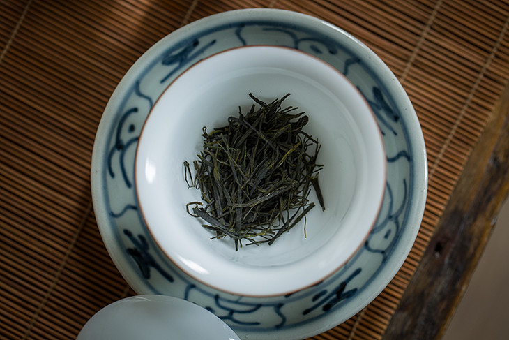 茶香记优选恩施玉露2020年雨前高山茶蒸青绿茶针形茶富硒茶清绿鲜醇