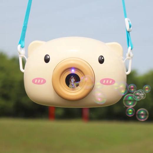 【照相机猪猪泡泡机】音乐灯光儿童吹泡泡枪玩具电动玩具 商品图1