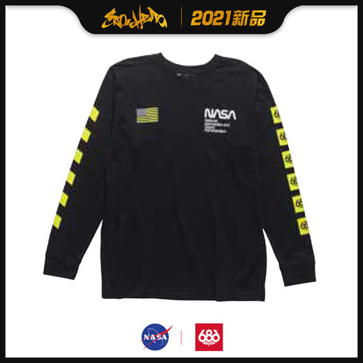 686&NASA合作款 2021新品预售 长袖T-Shirt 商品图1