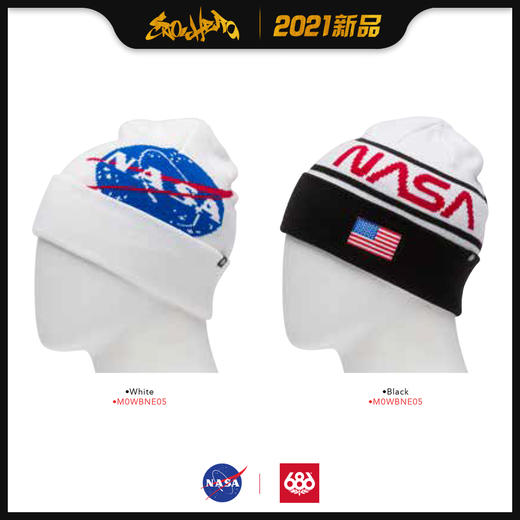 686&NASA合作款 2021新品预售 绒线帽 商品图0