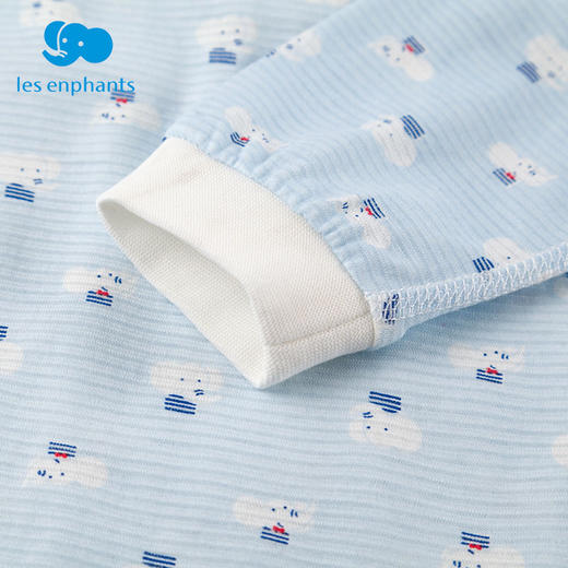 丽婴房-内衣类D0（春秋套装）套装天蓝 商品图5