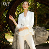 IWY/【薄款】七分袖白色西装长裤套装C304X+P305X 商品缩略图1