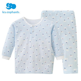 丽婴房-内衣类D0（春秋套装）套装天蓝