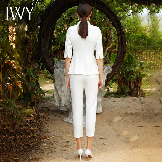 IWY/白色西服长裤套装CP9223 商品图8