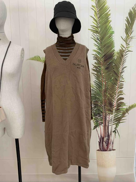 样板衣长款毛马甲打底衫