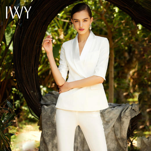 IWY/白色西服长裤套装CP9223 商品图1