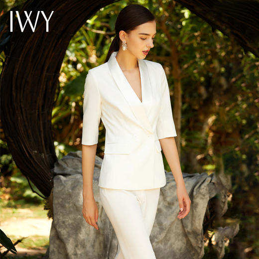 IWY/白色西服长裤套装CP9223 商品图3