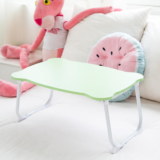 可爱床上小桌子懒人简易可折叠收纳笔记本电脑桌学生宿舍学习书桌