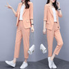 WZNH-HZL2029小西服夏季新款职业洋气减龄两件套 商品缩略图5