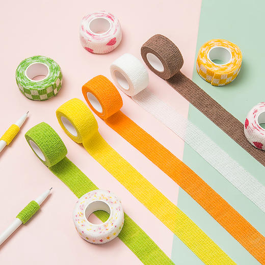 学生写字护指防水易撕弹性自粘手指关节保护套防磨手老茧胶带