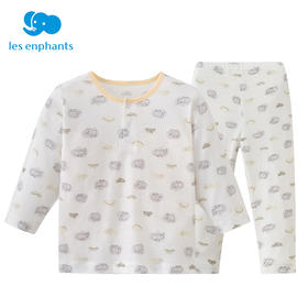 丽婴房-内衣类（春秋套装）D0套装浅灰