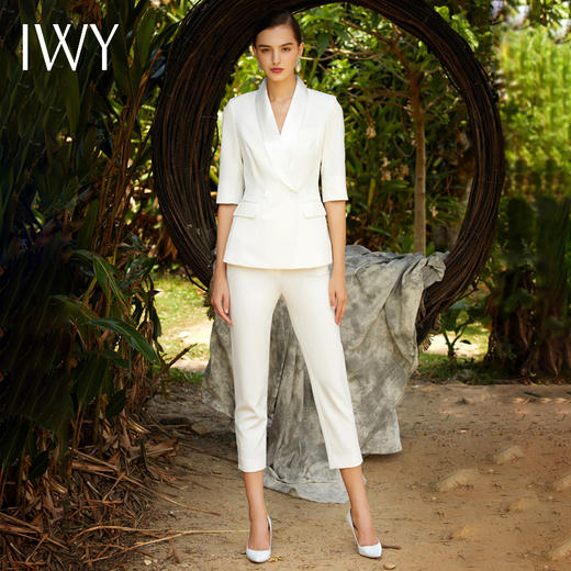 IWY/白色西服长裤套装CP9223 商品图7