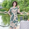 MQ-1971-Q66夏装新款典雅显瘦遮肉减龄贵夫人连衣裙YY 商品缩略图2
