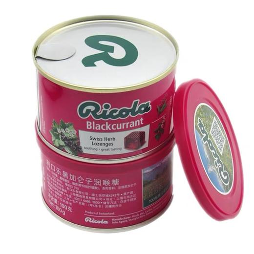 利口乐润喉糖（黑加仑味）100g  7610700625842   1*6*24 商品图1