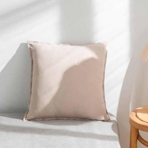 老米优品 /无印工厂直供  日式好品质简约设计【棉麻抱枕】45x45cm 羽绒枕芯单独购买 商品图8