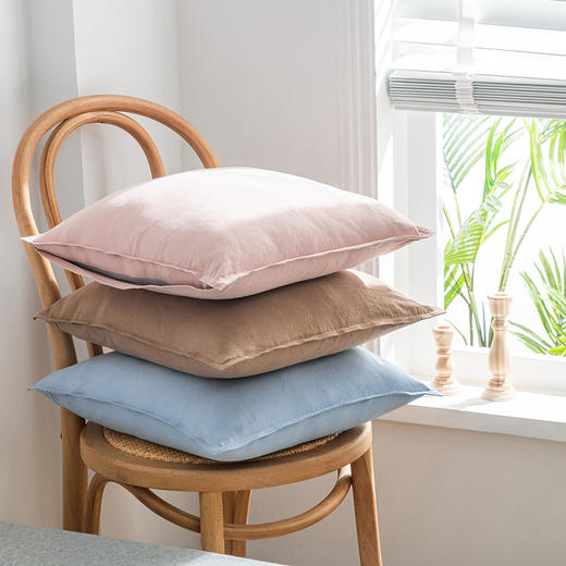 老米优品 /无印工厂直供  日式好品质简约设计【棉麻抱枕】45x45cm 羽绒枕芯单独购买 商品图2