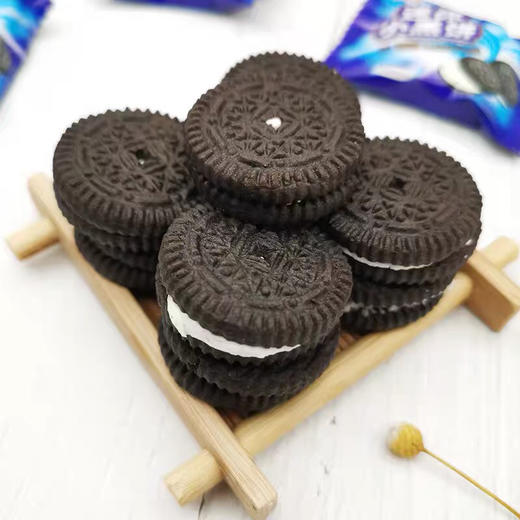 迷你小黑饼夹心饼干 素食可用 独立包装 芝士味夹心 奶油味夹心 草莓味夹心 商品图1