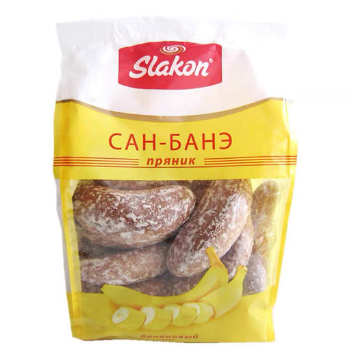 俄罗斯进口斯拉贡香蕉光头饼 原味麦香光头饼 糕谷物黑麦粗粮面包 饱腹代餐食品 商品图1