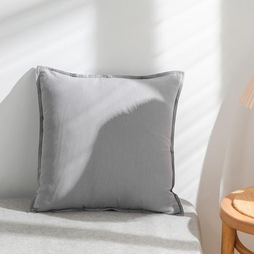 老米优品 /无印工厂直供  日式好品质简约设计【棉麻抱枕】45x45cm 羽绒枕芯单独购买 商品图9