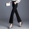 MQ-LEN201015夏新款高腰显瘦微喇叭宽松垂感西装裤子YY 商品缩略图0